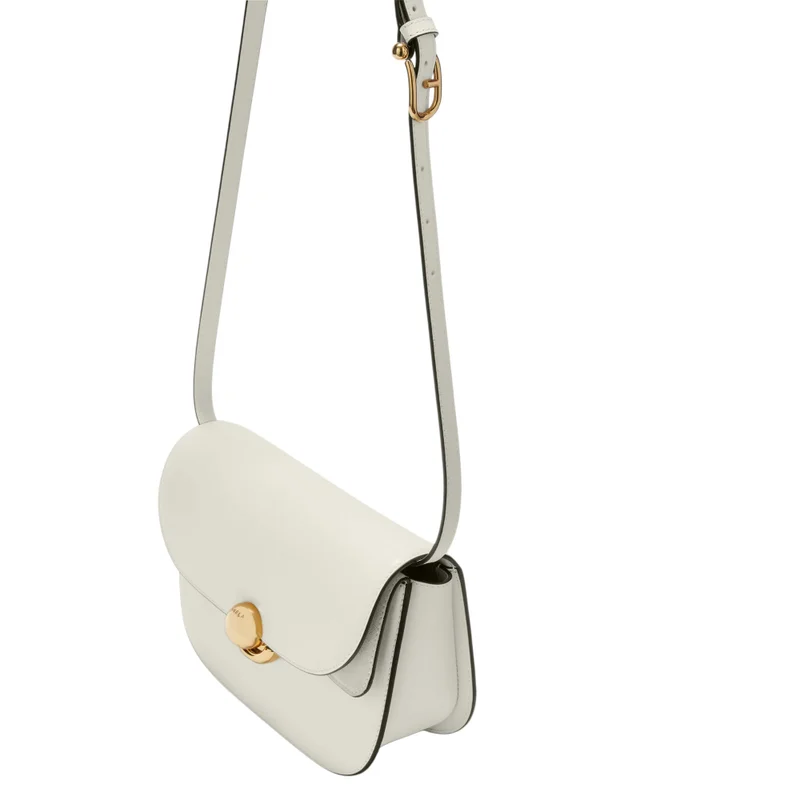 Furla White Sfera Round Crossbody S for Women | Best Price UAE